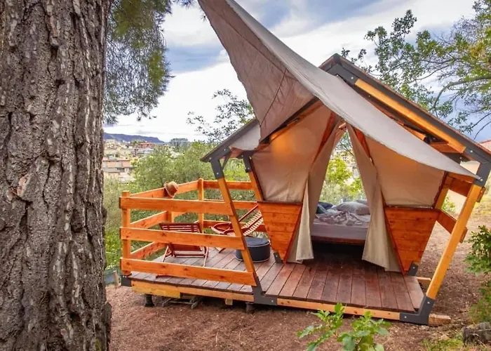 E Pfirsich Campingplads Borghetto Santo Spirito